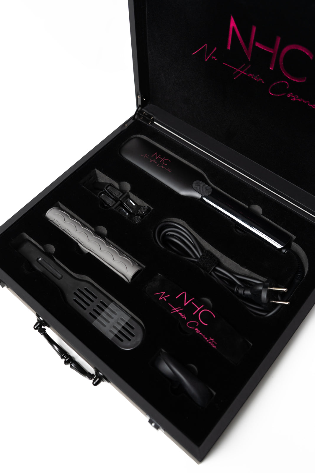 Iziliss Pro – Mallette Professionnelle | Lisseur vibrant ionique en titane
