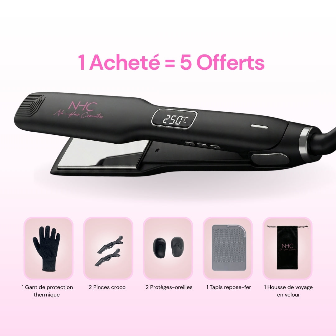 Fer à lisser professionnel à vibration – Design haut de gamme